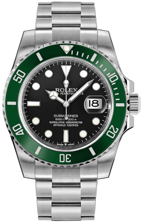 rolex submariner date starbucks green bezel men's watch 126610lv-0002|rolex green submariner for sale.